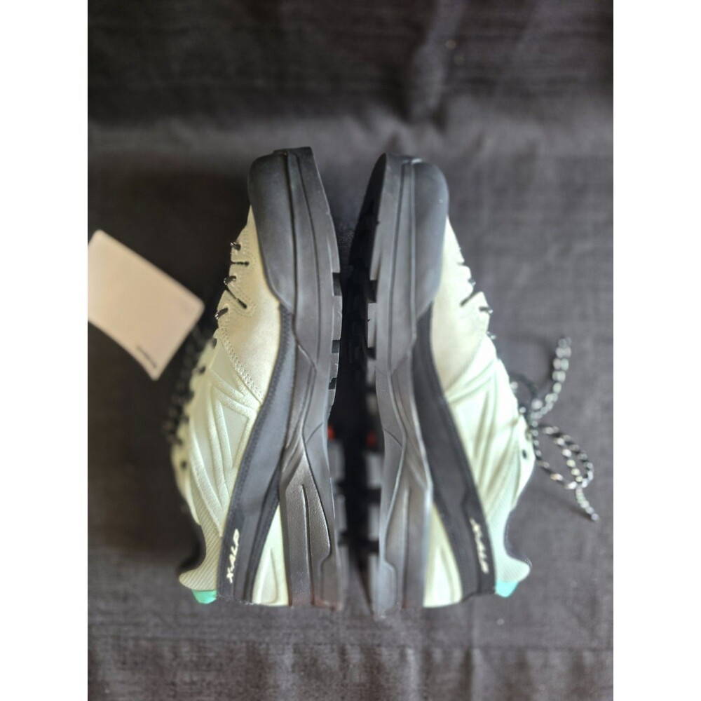 Salomon X-ALP Leather Mens 10 Women 11 Green Milieu Hiking Outdoors Retail $269 - Picture 7 of 16